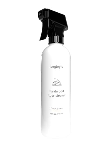 Begley's Hardwood Floor Cleaner Spray - Hard Wood Floor Cleaner for Mopping - Citrus Scent Hardwood Cleaner - 24 oz