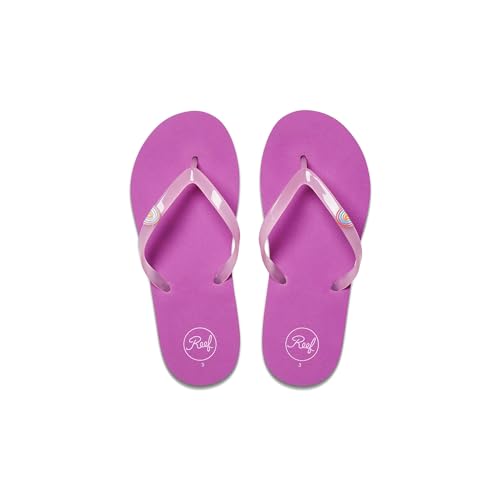 Reef Girls Kids Charming Sandal, Oasis, 1 Big