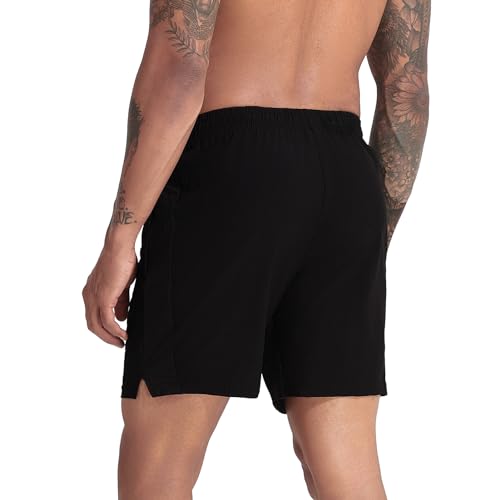 VPOS 2 Pack Men's Athletic Shorts 7 Inch Inseam, Mens Workout Shorts Lightweight Quick Dry Gym Running Shorts for Men Navy/Black, XXL