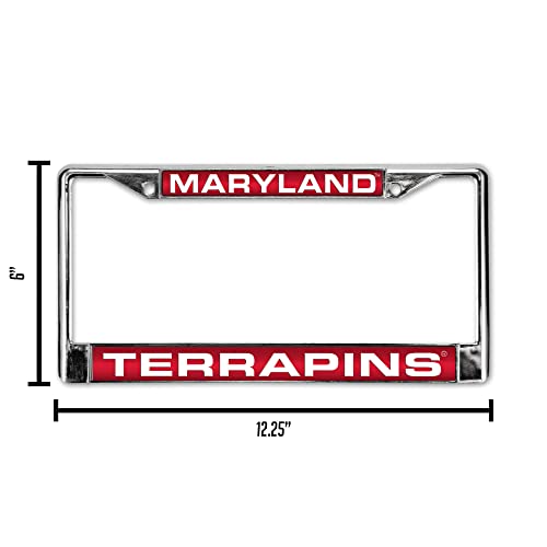 Rico Industries Wyoming Cowboys Chrome License Plate Frame