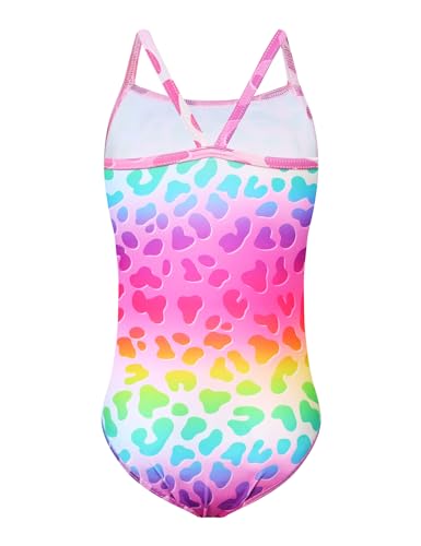 Girls Swimsuit Size 6-7 Years Old Purple Blue Scale Sleeveless Quick Dry Swimwear