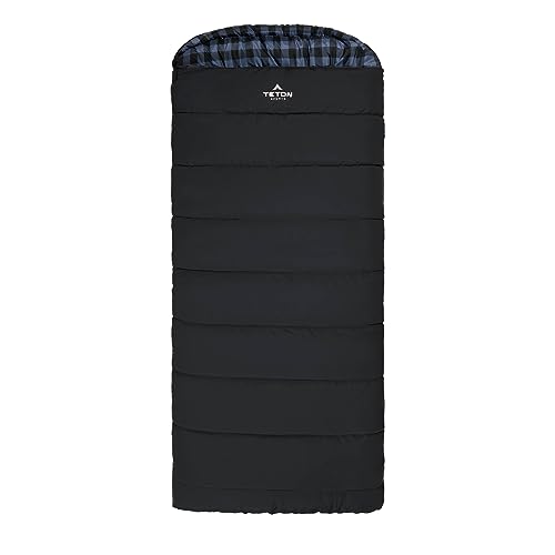 TETON Sports Bridger Canvas 0 Degree Sleeping Bag. Finally, stay warm camping; For Adults and built to last
