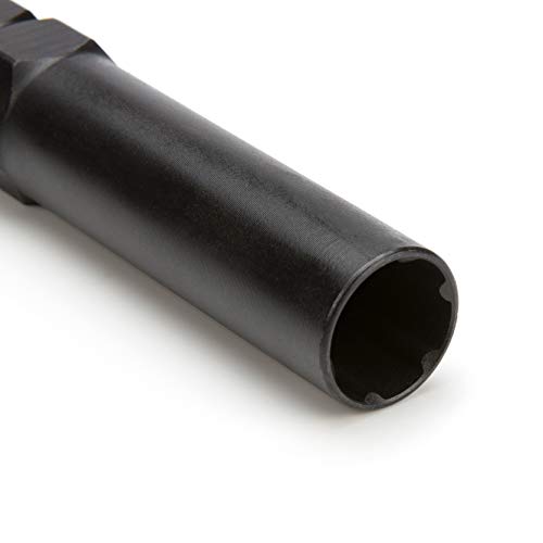 Steelman Pro 6-Spline 41/64-Inch Socket-Style Locking Lug Nut Key, Removes Spline-Style Aftermarket Lug Nuts, Durable, Thin-Walled (78539)