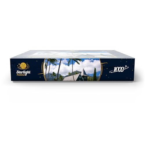 MyPuzzle Waioli Huiia Church, Hanalei, Kauai Island, Hawaii, USA - Premium 1000 Piece Jigsaw Puzzle for Adults