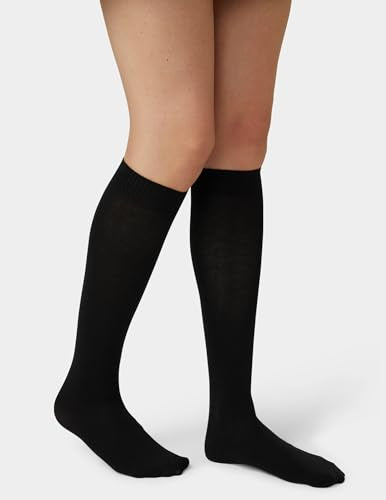 HUE Women's 4 Pack Flat Knit Knee High Sock, Coin Multi Pattern