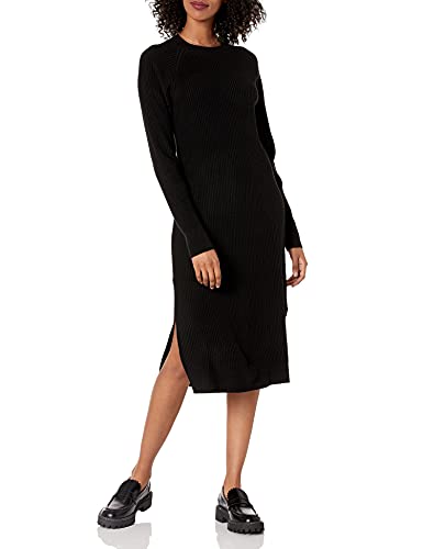 The Drop Women's Renata Rib Midi Dress, Heather Frost, 5X, Plus Size