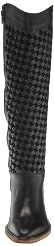 Lucky Brand Women's Abeny Cut-Out Knee-High Boot Fashion, Chocolate, 11
