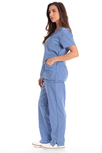 Just Love Tie Back Scrubs Set for Women 17777W-Carribean-S
