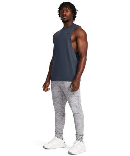 Under Armour Men's Sportstyle Left Chest Cut-Off T-Shirt, (044) Downpour Gray / / Black, X-Large