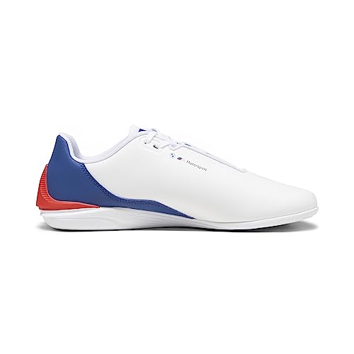 PUMA Men's BMW M MOTORSPORT DRIFT CAT DECIMA Sneaker, PUMA White-Pro Blue, 10.5