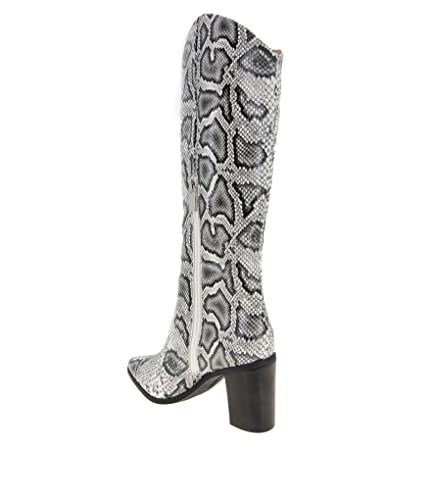 BCBGeneration Women's Janda Fashion Boot, Black/Croc, 10