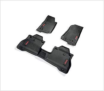 Mopar Jeep 2020 Gladiator All Weather Floor Mats Red Lettering OEM Mopar