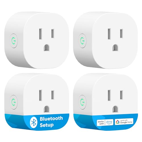 meross Smart Plug Mini Support Apple HomeKit, Siri, Alexa, App Control, Timer, 15A & Reliable Wi-Fi, No Hub Needed, 2.4G WiFi Only, 2 Pack