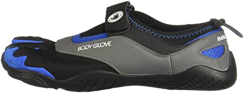 Body Glove Men's 3T Barefoot Max Water Shoe, Black/Dazzling Blue 7