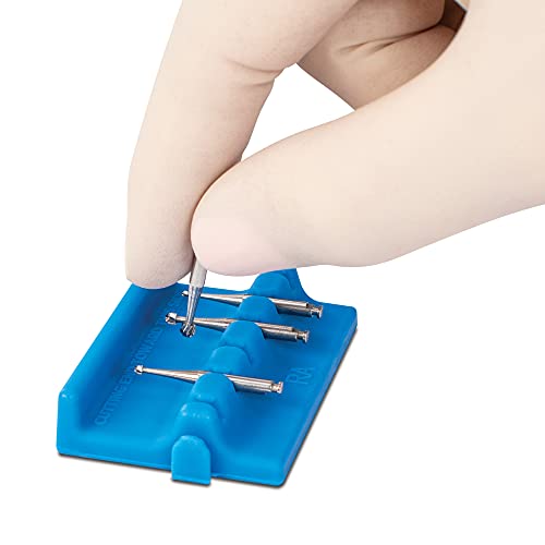 Practicon Bur Safe Bur Holders, Blue, Pack of 4