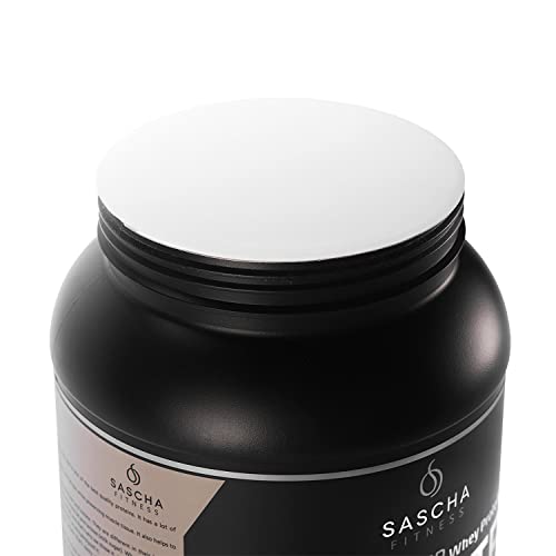 SASCHA FITNESS Hydrolyzed Whey Protein Isolate,100% Grass-Fed (2.11 Pounds) (Caramel Flavor)
