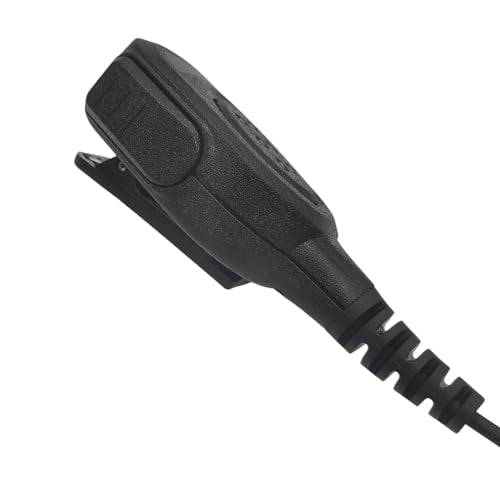 stdgove Radio Speaker Microphone IP67 Waterproof Shoulder Lapel Mic 3.5mm for Motorola cp100 cls1410 gp300 cp200d bpr40 CLS 1110 1410 cp185 dlr1060 rdm2070d dlr1020 rmu2040 rdu4100 dtr700 (Black)