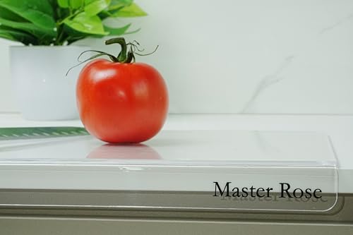 (2 PC) Acrylic Cutting Boards for Kitchen Counter with Lip, 2024 NEW Non-Slip 24"x18" Long Displays, clear acrylic cutting boards for kitchen counter Birthday Gifts for Mom (2 PC)