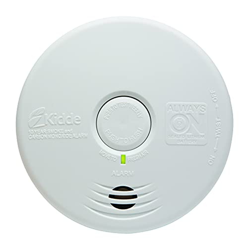 Kidde Smoke Detector & Carbon Monoxide Detector Combo with 10-Year Battery,White
