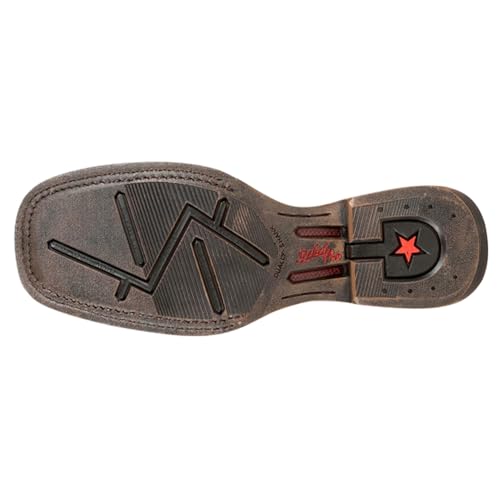 Durango Women's Lady Rebel PRO Western Boot, Dusty Brown and Olive Green, 8.5