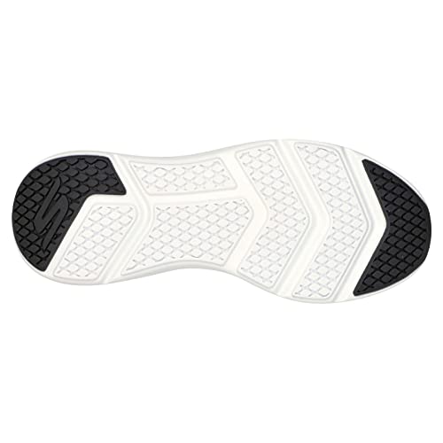 Skechers Women's Go Run Elevate Mesh Lace-up Sneaker, Black/Black, 8.5 Wide