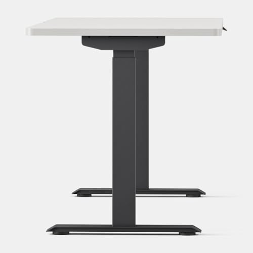Branch Duo Standing Desk 36 Inches - Adjustable Standing Desk with 20” Range - OLED Control Panel - Frameless Design & Compact Size Suitable for Many Spaces - Charcoal Base - Charcoal Top