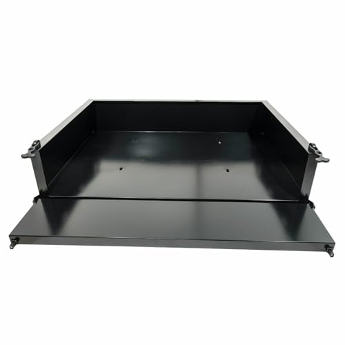 GTW Steel Cargo Box for EZGO TXT Golf Cart Models | Compatible with 1996-2021 TXT & Valor Models | Includes Mounting Brackets