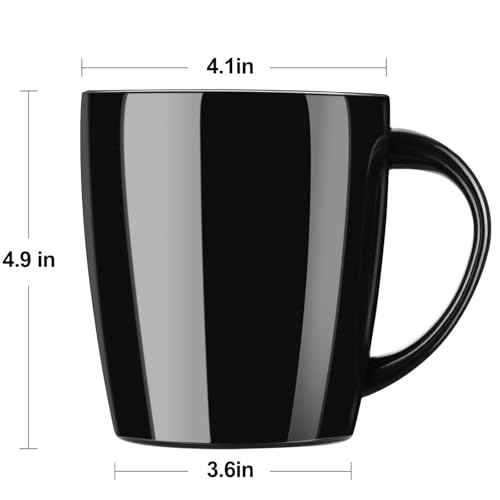 PARACITY Insulated Coffee Mug Stainless Steel Coffee Mug with Lid Handle Double Wall Vacuum Travel Mug Camping Tumbler Cup Men Women 12 oz