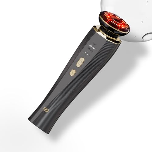 INIA Microcurrent Facial Device, 3-in-1 Facial Massager Red Light Therapy Beauty Device for Face and Neck Skin Rejuvenation Lifting, Tightening, Infusing, Effective Wrinkle and Puffiness Reduction