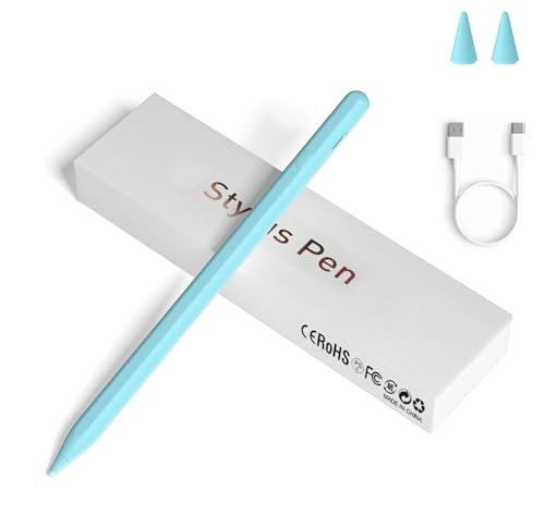 Stylus Pens for Touch Screens, Universal Fine Point iPad Pencil with Magnetic Adsorption Compatible with iPhone/iPad/Samsung/Android/Tablet & Other Touch Screens (White Gradient Pink)