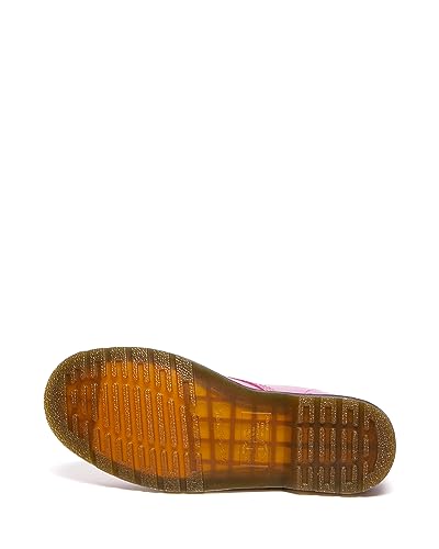 Dr. Martens Unisex 1460 Patent Leather 8 Eye Boot, Thrift Pink, 15 Women/14 Men
