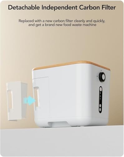 iDOO Electric Composter for Kitchen Counter, 3L Smart Kitchen Composter Countertop, Auto Home Compost Machine Odorless, Food Cycler Waste Composter Turn Waste to Pre-Compost for Plants (composter)