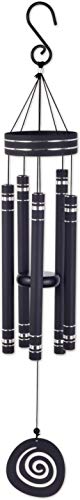 Sunset Vista Designs 93562 Durable Metal Vista Classics Galaxy Wind Chime, 36-Inch, Black