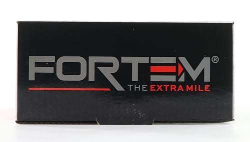 FORTEM Tire Inflator Portable Air Compressor 150 PSI, 12V Electric Bike Pump for Car Tires and Bicycles with LED Light, Digital Tire Pressure Gauge w/Auto Pump/Shut Off, Carrying Case (Black)