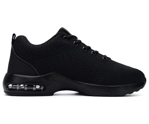 DYKHMILY Steel Toe Shoes for Men Steel Toe Sneakers Safety Shoe for Man Non Slip Work Shoes Lightweight Composite Toe Shoe Comfortable Size 10,Black