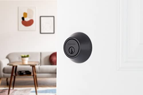 BRINKS Transitional Single Cylinder Deadbolt Lock, Door Lock Built for Residential Protection ANSI Grade 2 Security, Satin Nickel