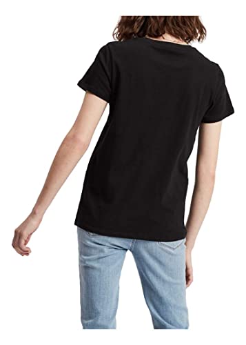 Levi's Women's Size Perfect Crewneck Tee Shirt (Also Available, Evelyn Floral Bw Bright White, 4X-Large Plus