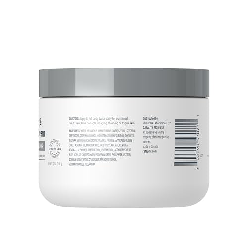 Cetaphil Skin Activator Hydrating & Firming Body Cream 12oz, Mandelic Acid (AHA) and Centella Asiatica (CICA) Cream, Hydrates and Firms Aging Skin, Anti-Aging Skincare, 12 oz