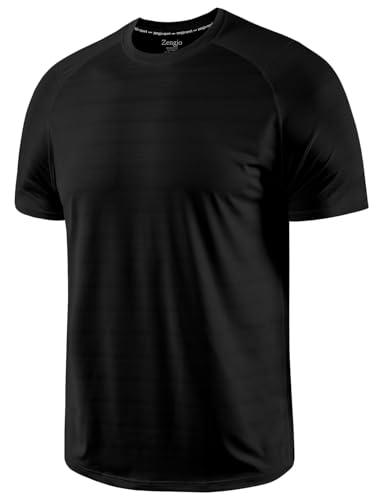 Athletic Shirts for Men Dry Fit Lightweight(Yellow,M)