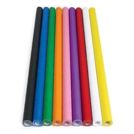 Fadeless Paper Roll, Bulletin Board Art Paper, 4-Feet by 50-Feet Case of 9 Assortment Colors