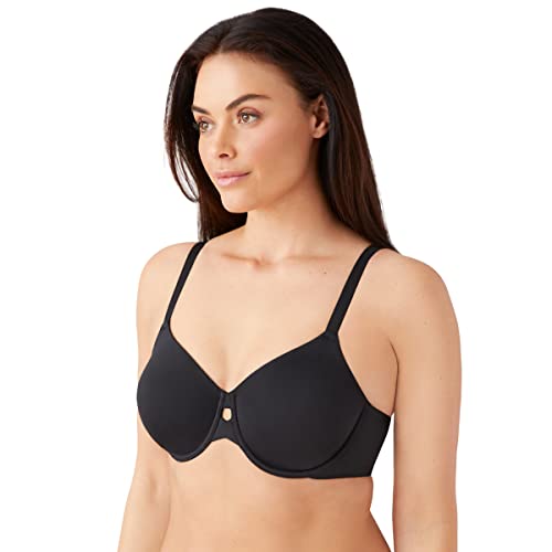 Wacoal Women's Superbly Smooth Unlined Convertible Underwire Bra, Black, 36G