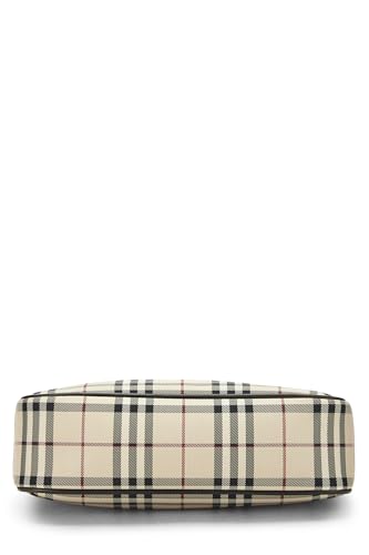 Burberry, Pre-Loved Brown House Check Jacquard Shoulder Bag, Brown