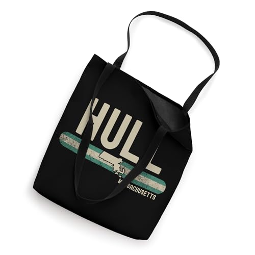 Hull MA | Massachusetts | Travel & 80s Style Tote Bag