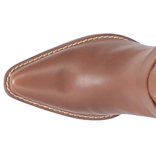 Dingo Womens Heavens To Betsy Snip Toe Casual Boots Knee High Mid Heel 2-3" - Brown - Size 8 M
