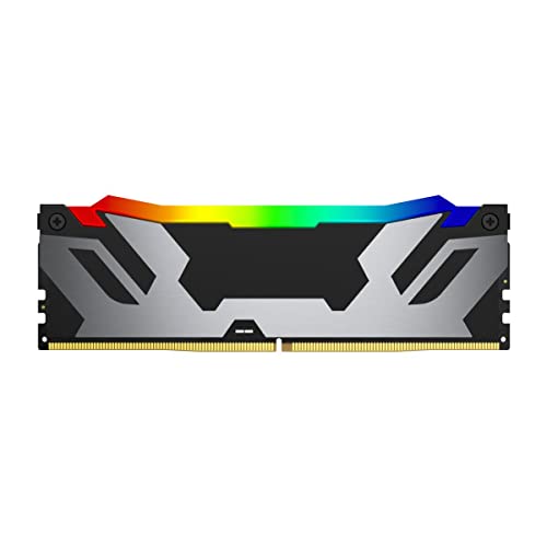 Kingston FURY Renegade RGB 16GB 6800MT/s DDR5 CL36 DIMM Desktop Memory Single Module | Intel XMP 3.0 | Infrared Sync Technology | Overclocking Stability | KF568C36RSA-16