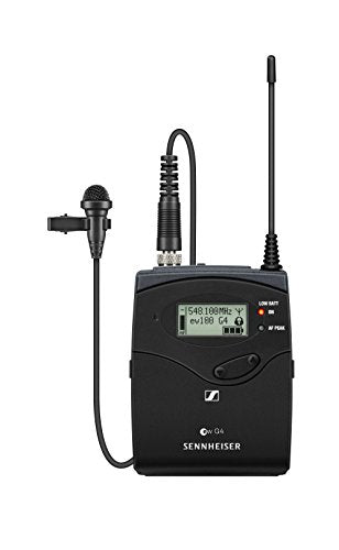 Sennheiser Pro Audio Sennheiser EW 100-ME2 Wireless Omni Lavalier Microphone System - A1 Band (470-516Mhz), 100 G4-ME2-A1