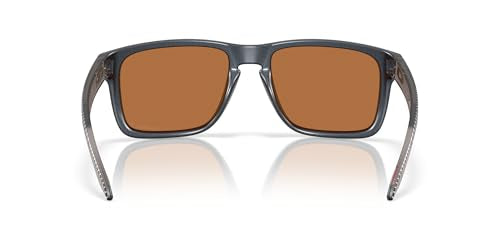 Oakley Men's OO9238 Fives Squared Rectangular Sunglasses, SI Matte Black/Prizm Grey, 54 mm