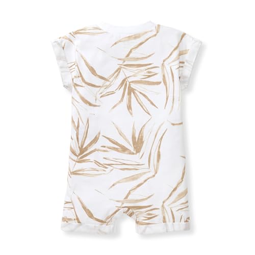 Burt's Bees Baby Baby Boys Romper - Made with 100% Organic Cotton, One-Piece Outfit Boy Clothes for Sizes Newborn to 24 Months
