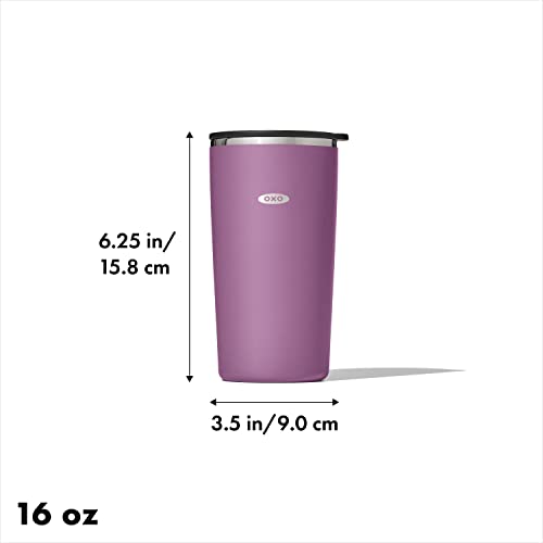 OXO Strive 20oz Insulated Tumbler with Sliding Lid - Topaz Blue