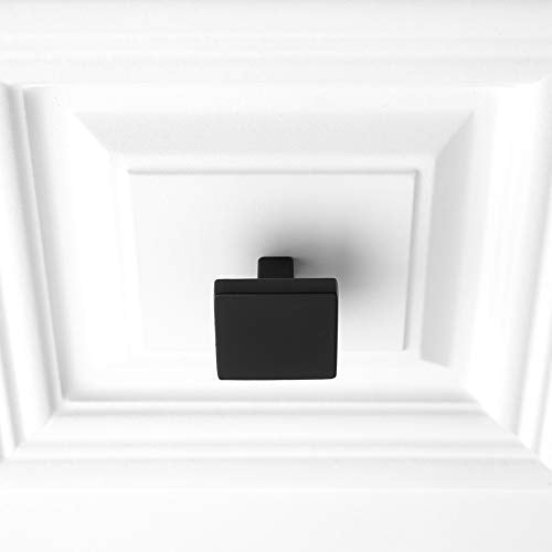 KOOFIZO 20 Pack 5 Inch Matte Black Kitchen Cabinet Pulls Black Cabinet Handles Black Cabinet Hardware for Kitchen Cabinets Drawer P01 Dresser Cupboard Bedroom Bathroom